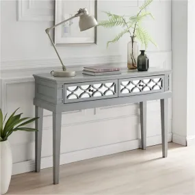 Blakely Grey Painted 2 Drawers Console Table