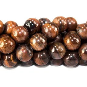 10mm Tiger Iron polished round Beads 15.5 inch 39 pieces