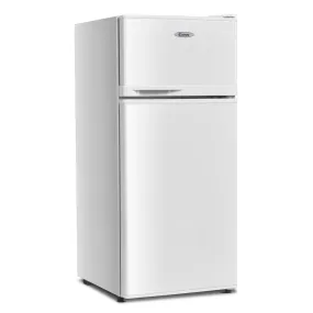 2 Doors Cold-rolled Sheet Compact Refrigerator-White