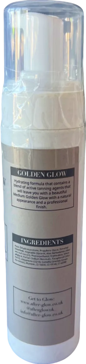 After Glow Golden Glow Medium Professional Self Tanning Mousse  200ml