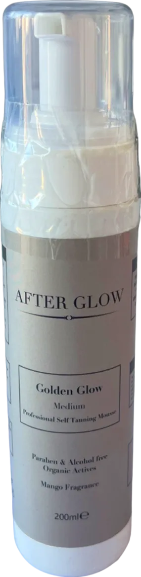 After Glow Golden Glow Medium Professional Self Tanning Mousse  200ml