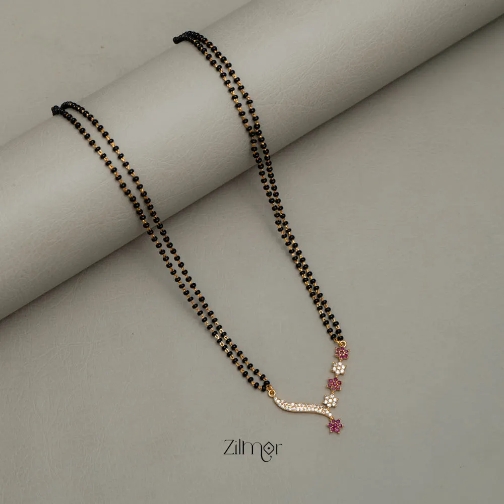 AG101801 - AD Stone Pendant Mangalsutra