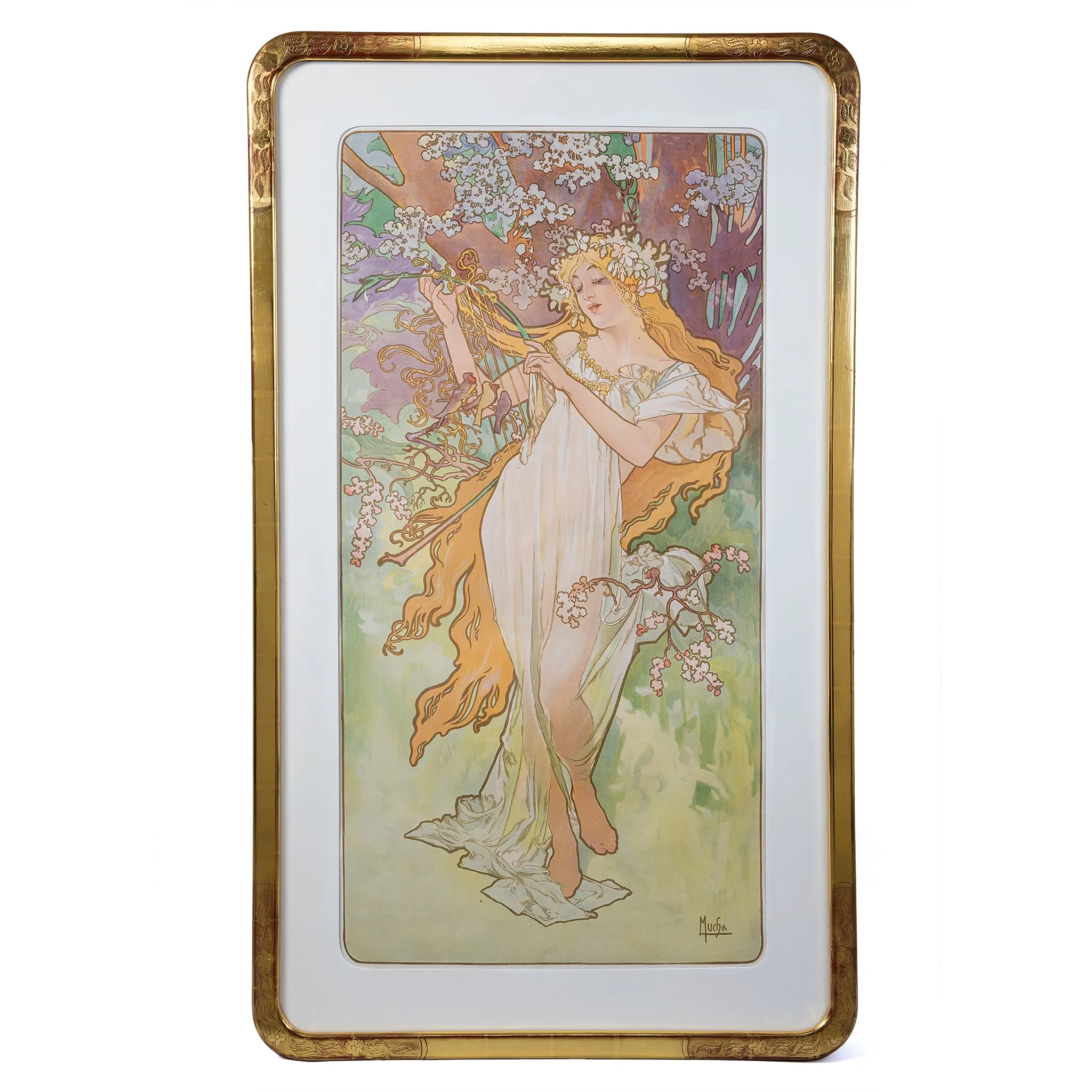 Alphonse Mucha "Les Saisons (The Seasons)"Set of Four Lithographs