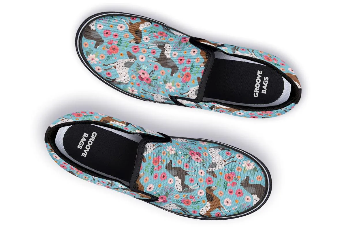 Appaloosa Horse Flower Slip-On Shoes