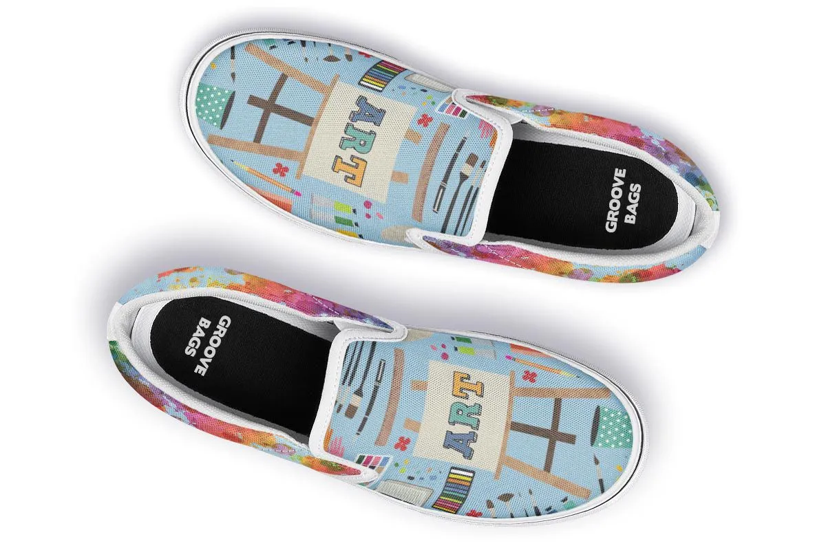 Art Teacher Slip-On Shoes