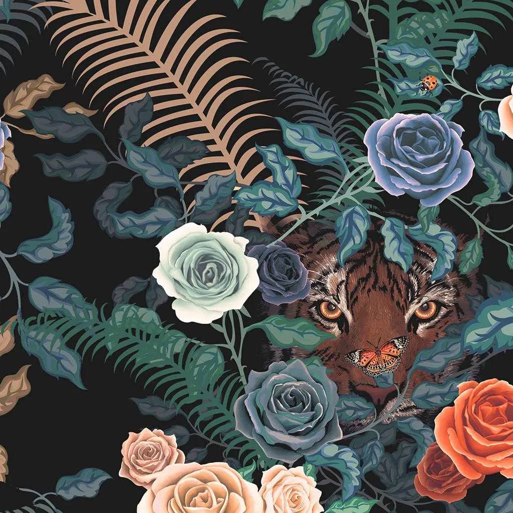 Bengal Rose Garden Wallpaper - Fierce - Becca Who