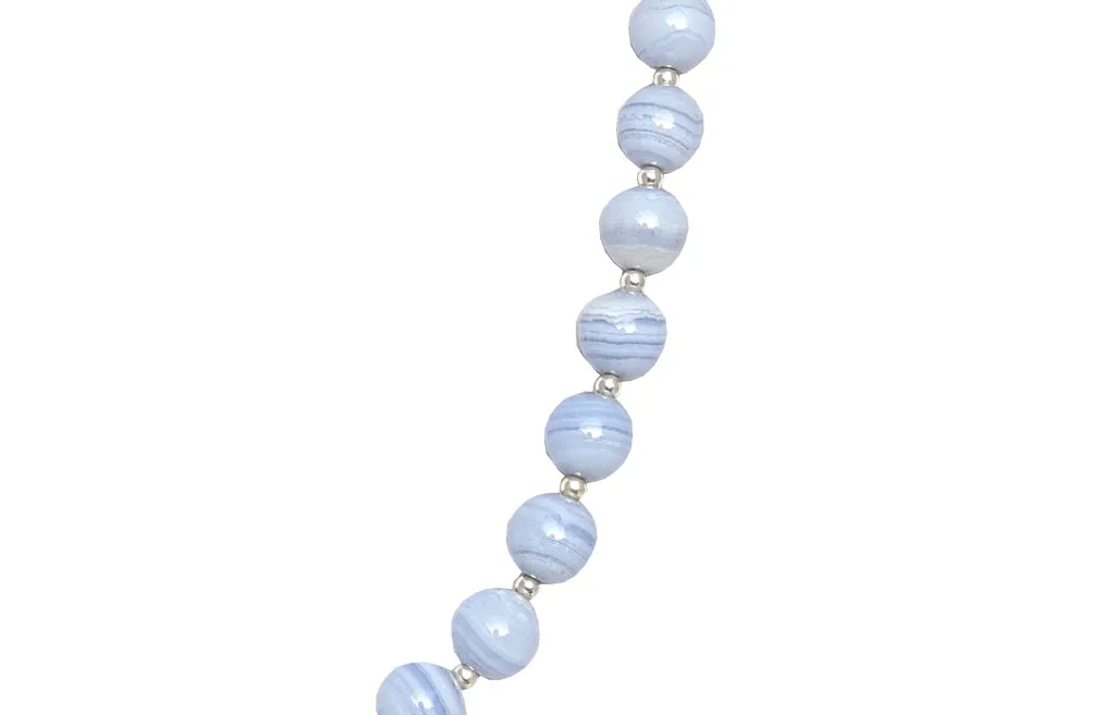 Blue Lace Agate Necklace