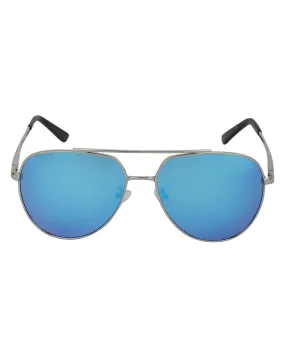 Carlton London Mirrored Polarised Aviator Sunglasses For Women