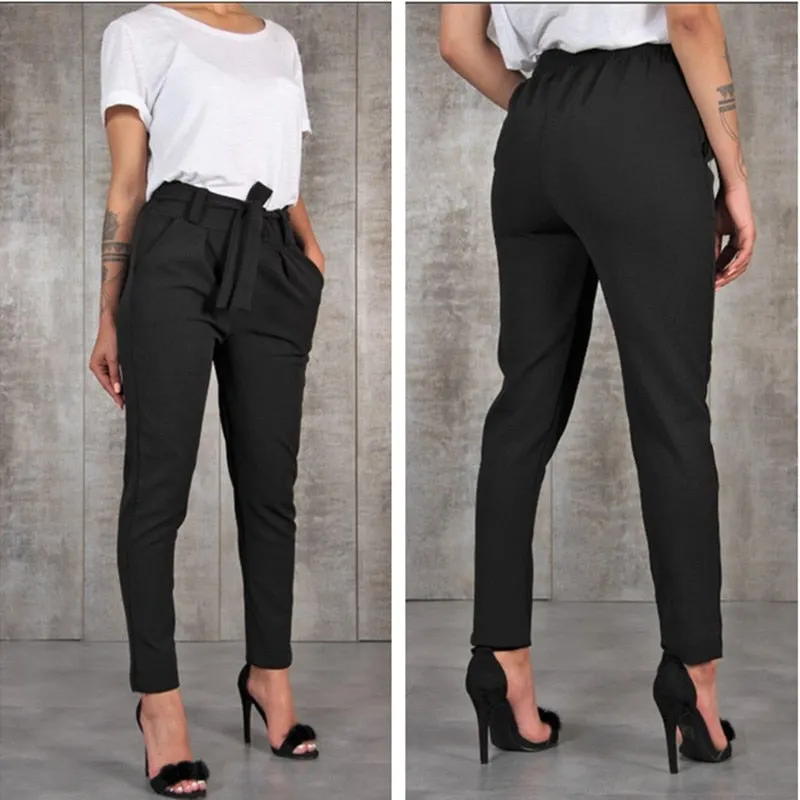 Casual Slim Chiffon Thin Pants