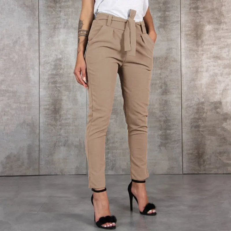 Casual Slim Chiffon Thin Pants