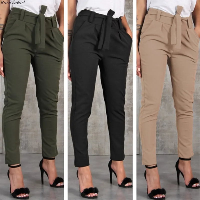 Casual Slim Chiffon Thin Pants