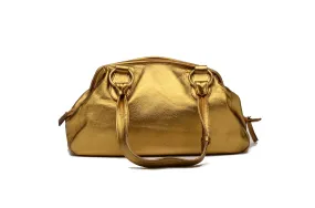 Chloe - Gold Leather Tote