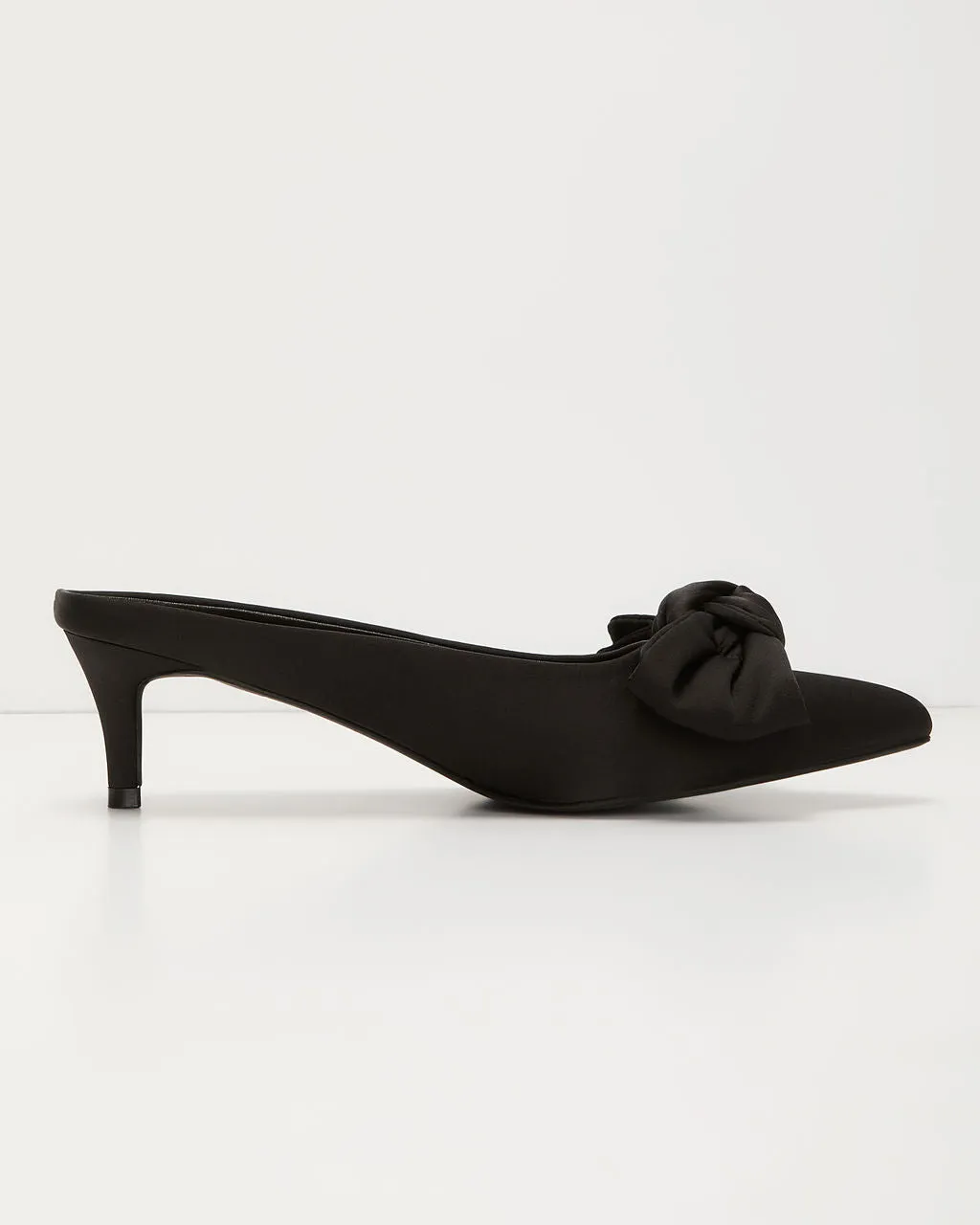 Dainty Little Number Satin Knot Mule