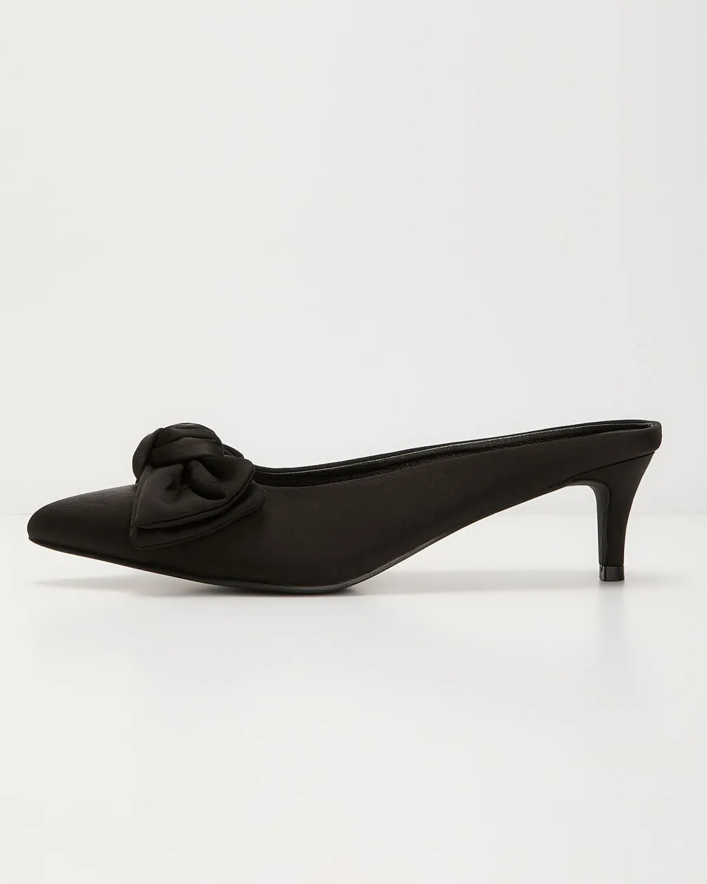 Dainty Little Number Satin Knot Mule