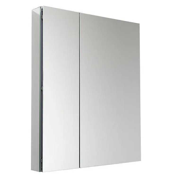 Fresca 30 Wide x 36 Tall Bathroom Medicine Cabinet w/ Mirrors