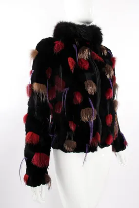 Fur Pom Puff Jacket