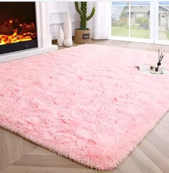 GARVEE 5x8 Rugs for Bedroom Plush Rug Non-Shedding & Easy Care, Living Room Rugs Fuzzy Rug Living Room Decor,Pink