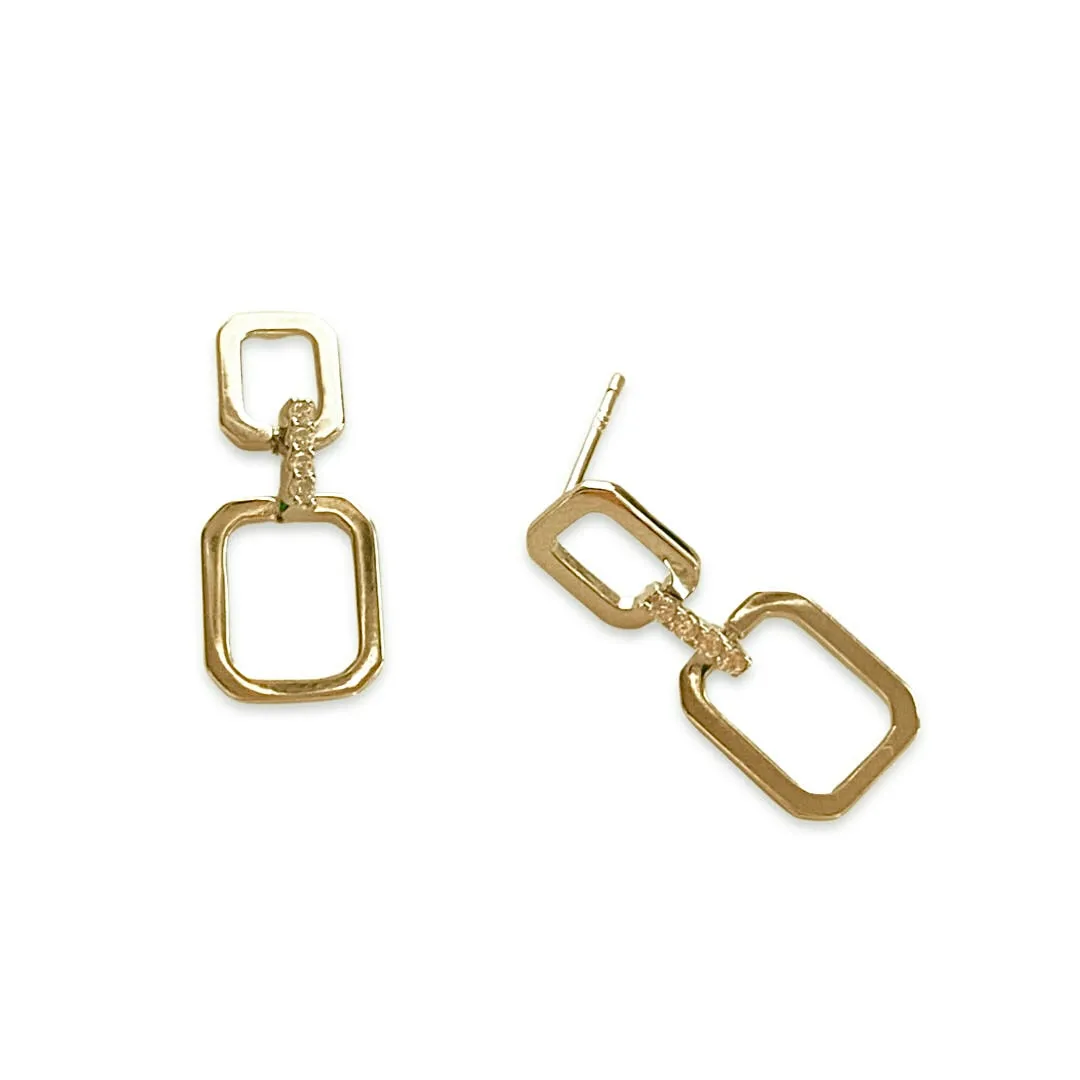 Geovana Rectangle Earrings