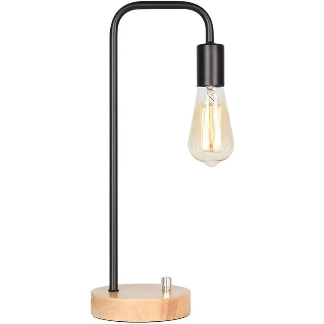 Industrial Desk Lamp, Matte Black