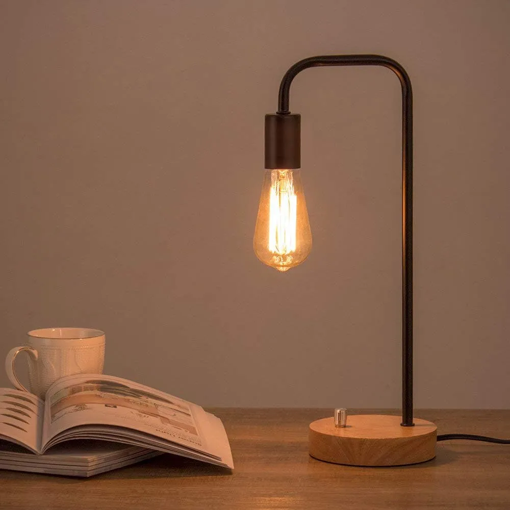 Industrial Desk Lamp, Matte Black