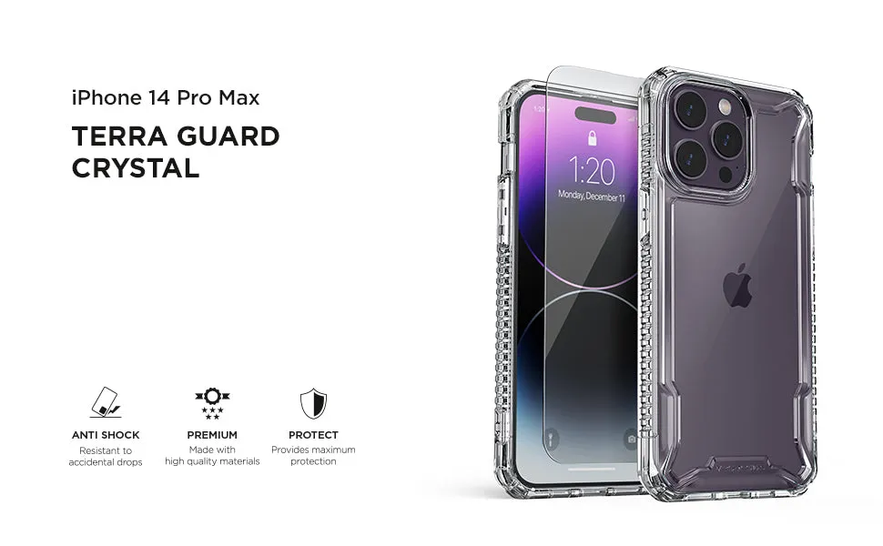 iPhone 14 Pro Max Case Terra Guard Crystal All in One