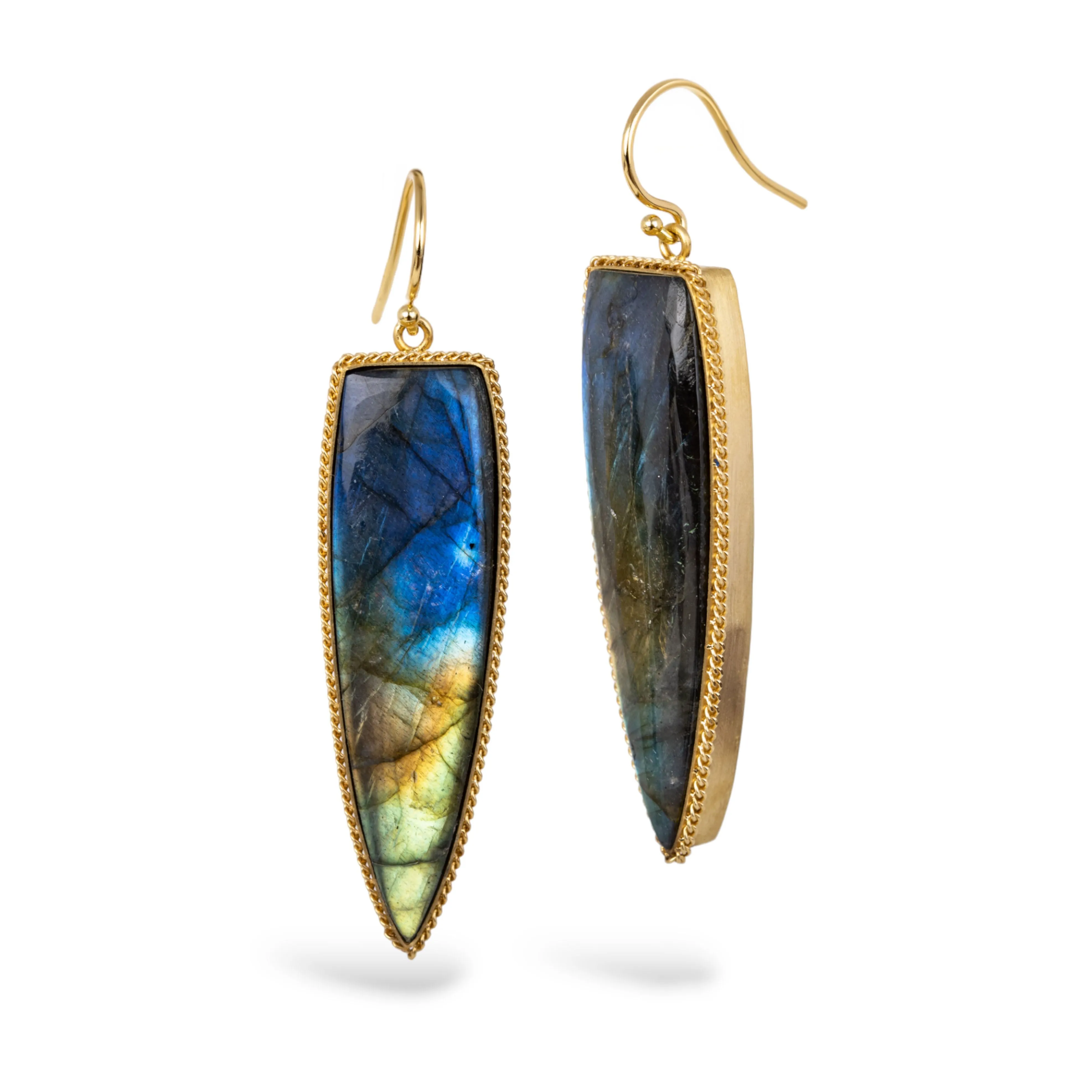 Labradorite Sunrise Earrings