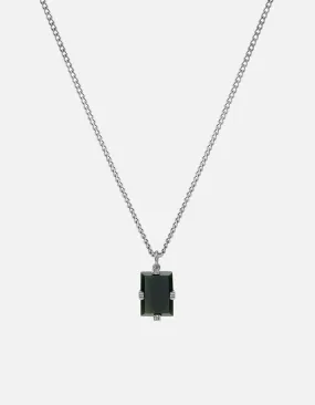 Lennox Agate Necklace, Sterling Silver