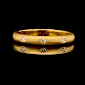 #LVNA2024 | Golden Matte Diamond Ring 18kt