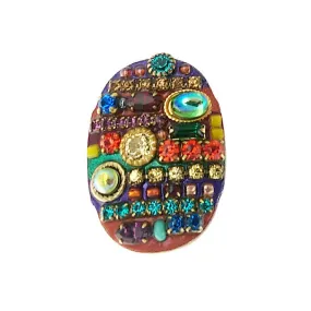 Michal Golan Multi Bright Oval Ring