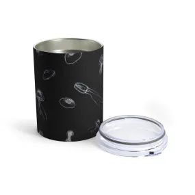 Night Jellyfish, 10 oz Steel Tumbler