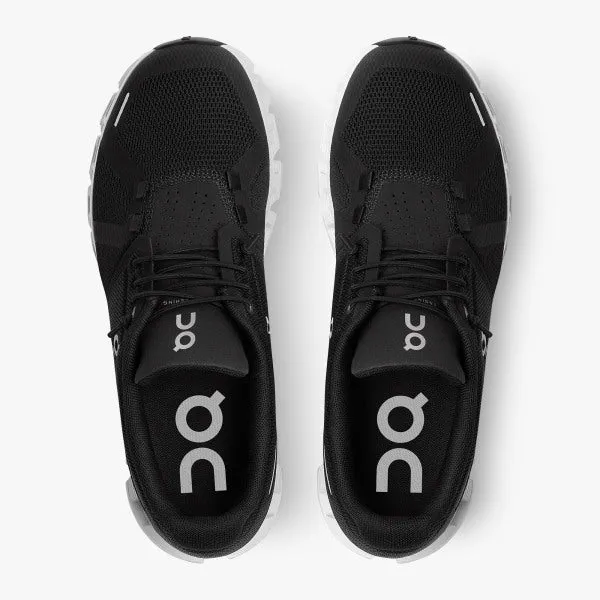 ON RUNNING CLOUD 5 WOMENS BLACK/WHITE