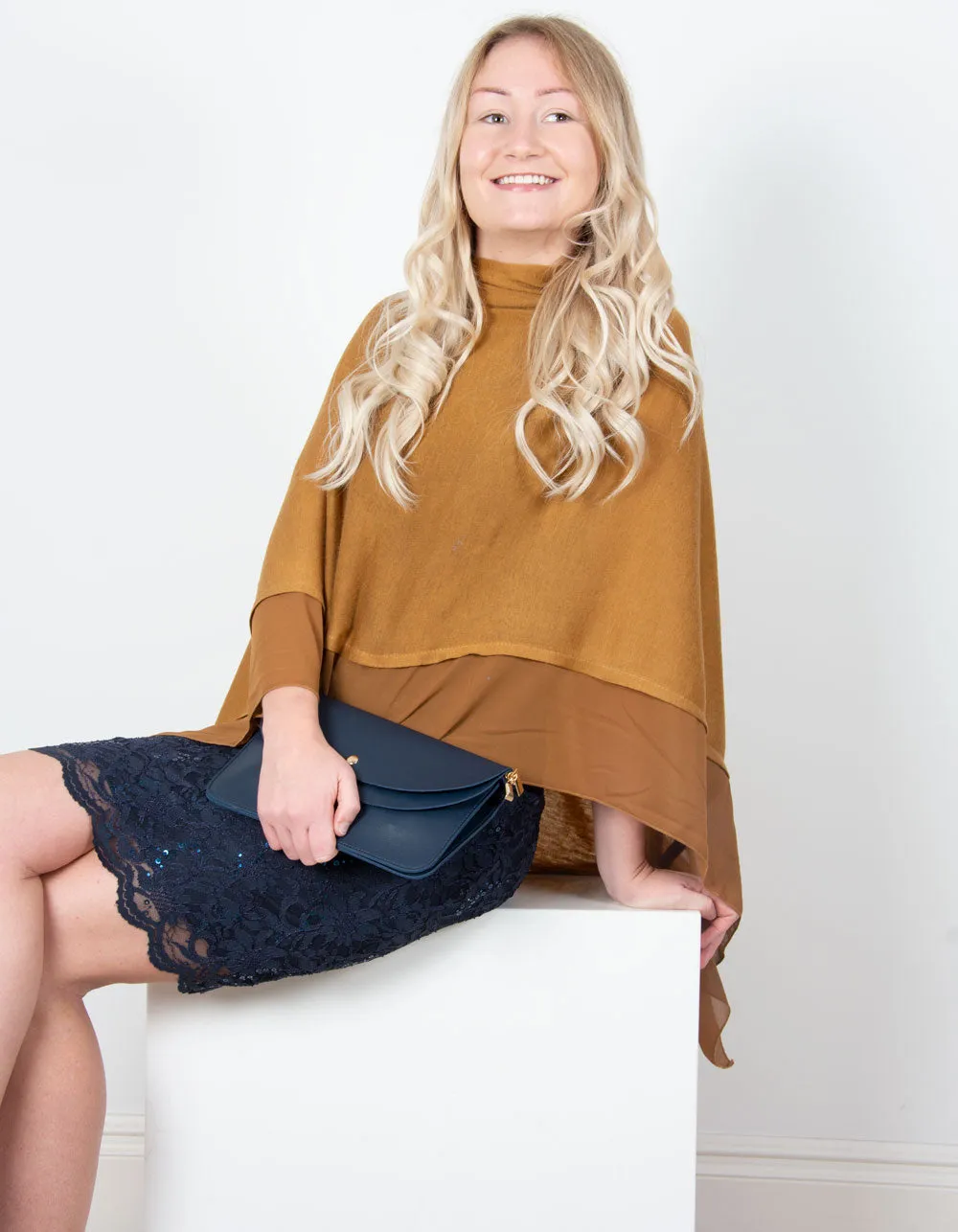 Poncho | Camel