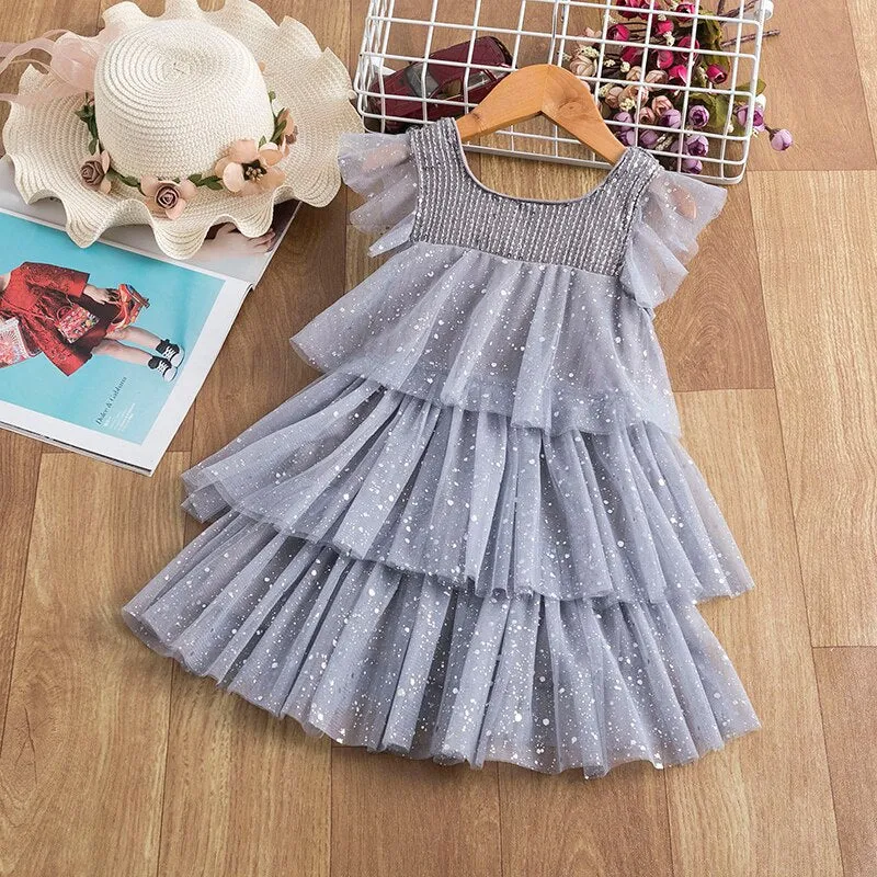 Princess Mesh Chiffon Cake Dress