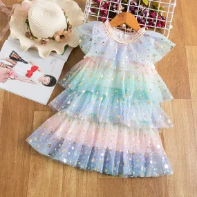 Princess Mesh Chiffon Cake Dress