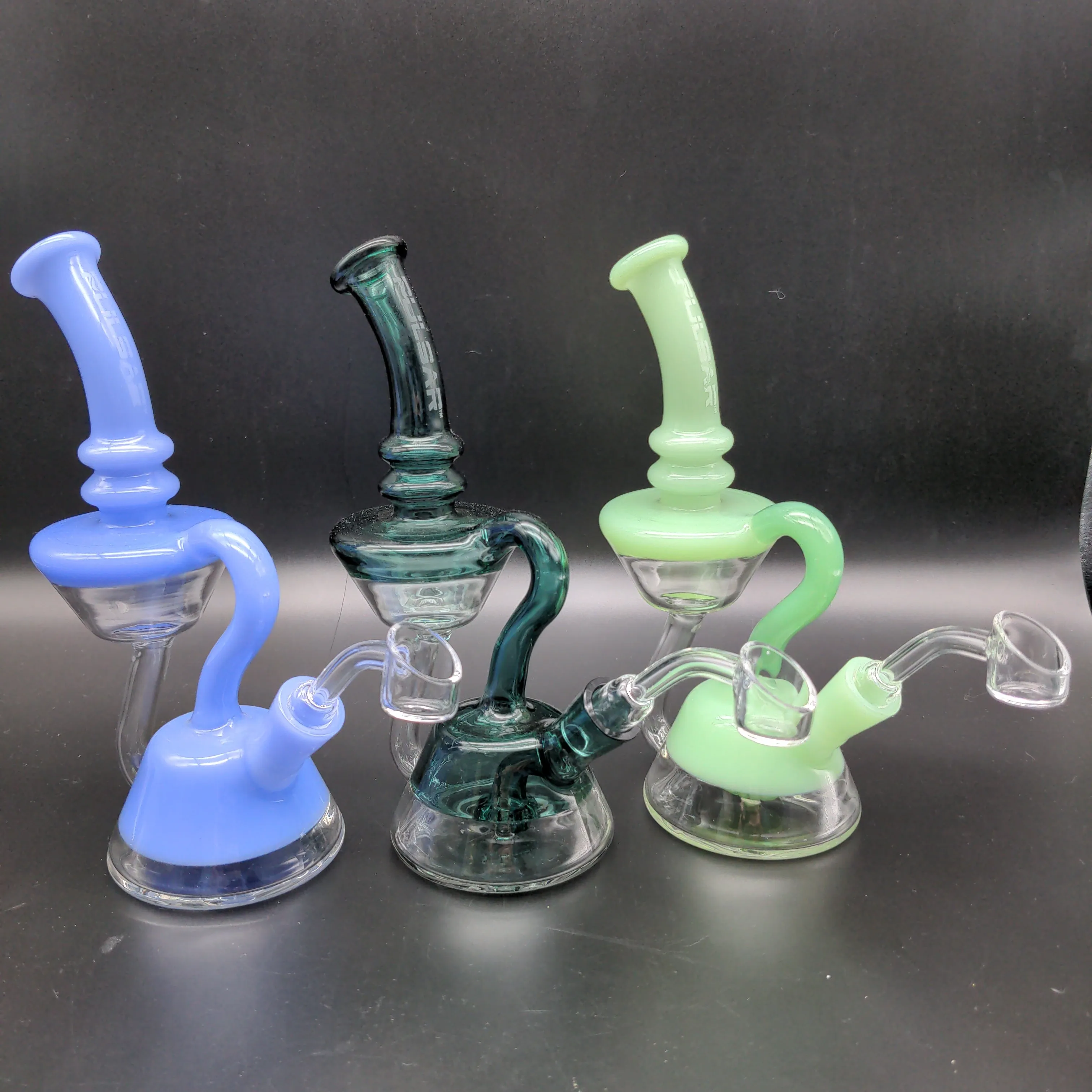 Pulsar Double Cup Recycler Rig - 7.5 / 14mm