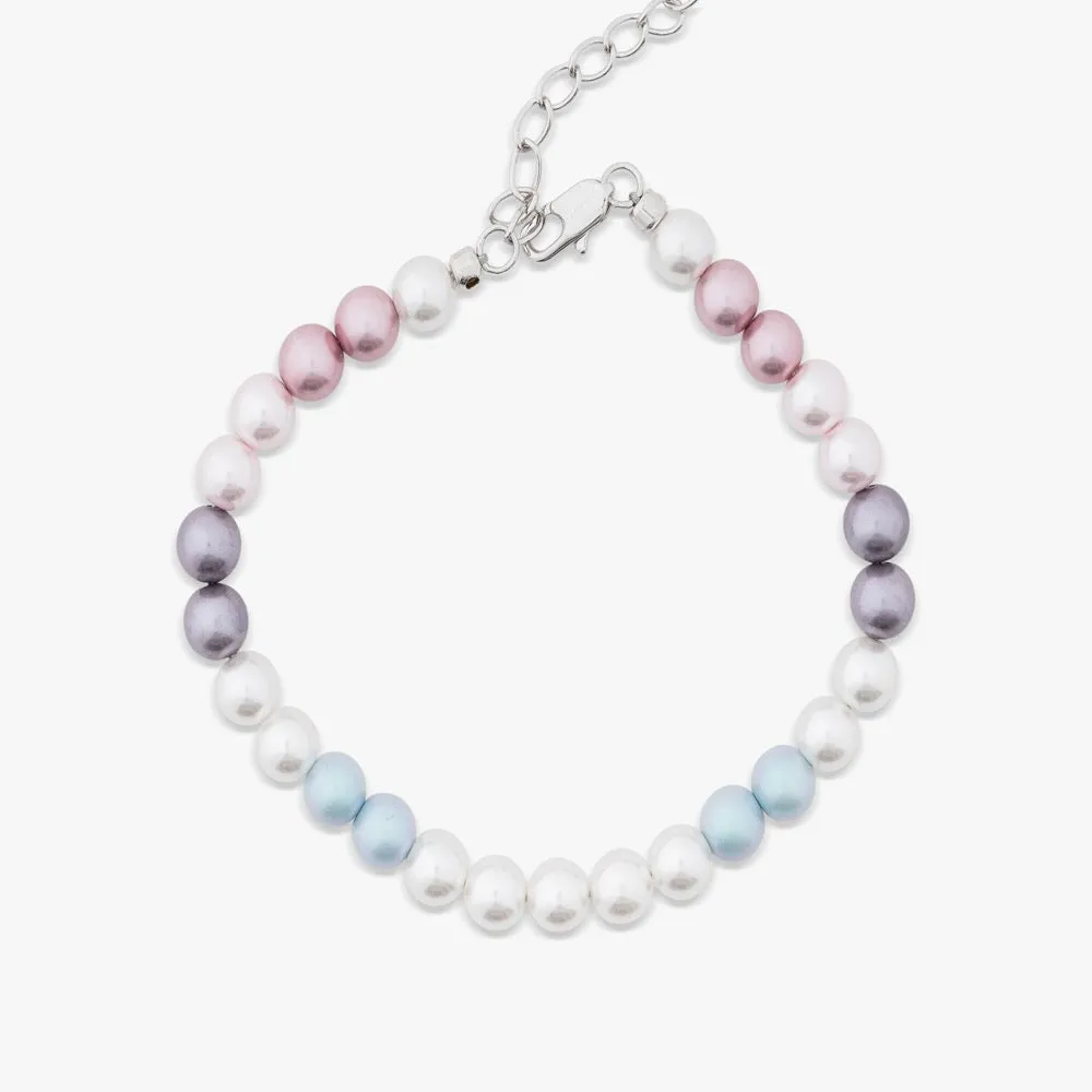 Semi Blue Pearl Bracelet