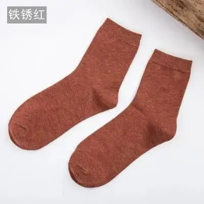 Solid Color Bamboo Socks10 Pair