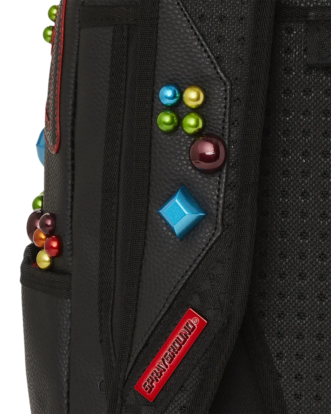 Sprayground Gemstone Outlaw Backpack - Black / Red