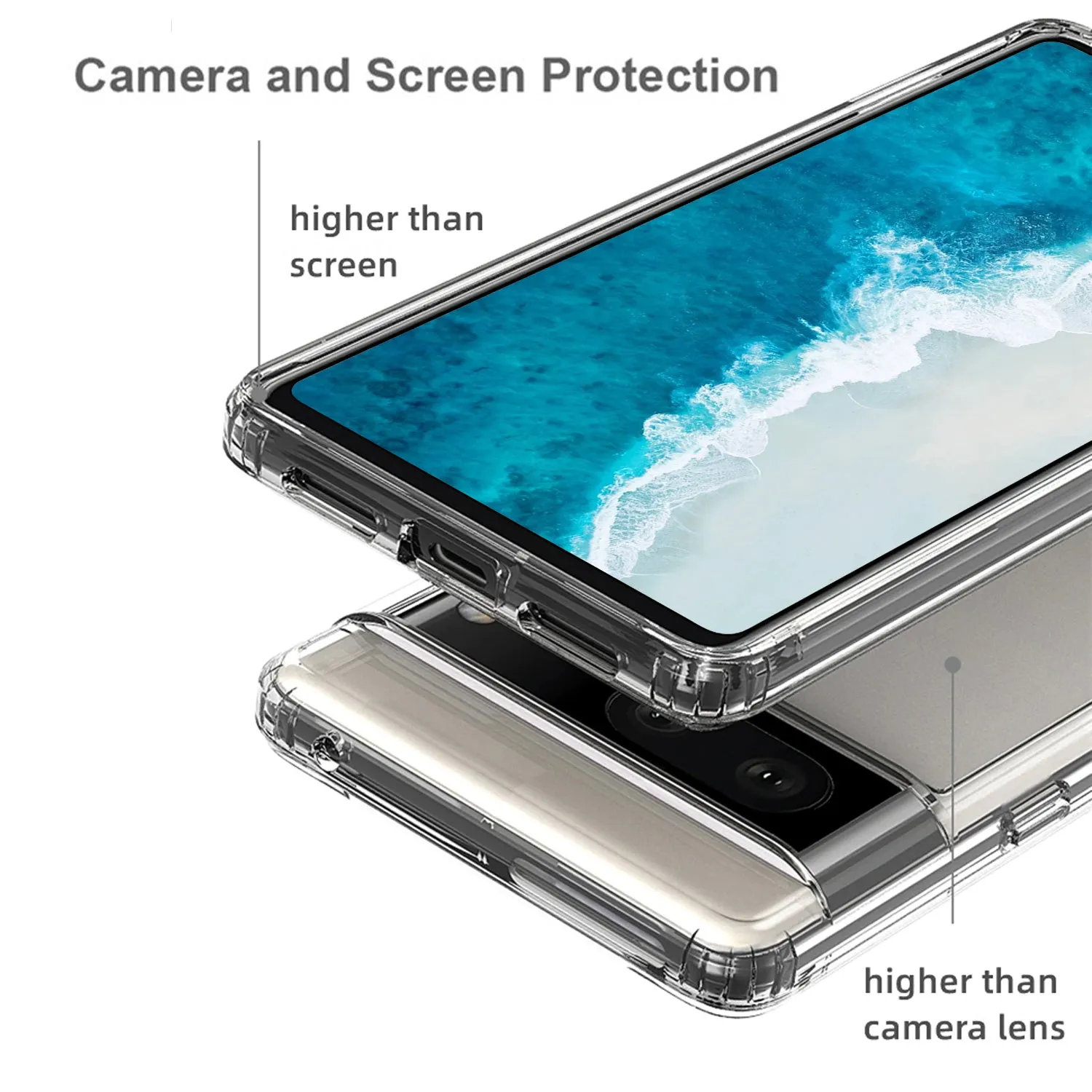 Tough On Google Pixel 8 Case Clear Air