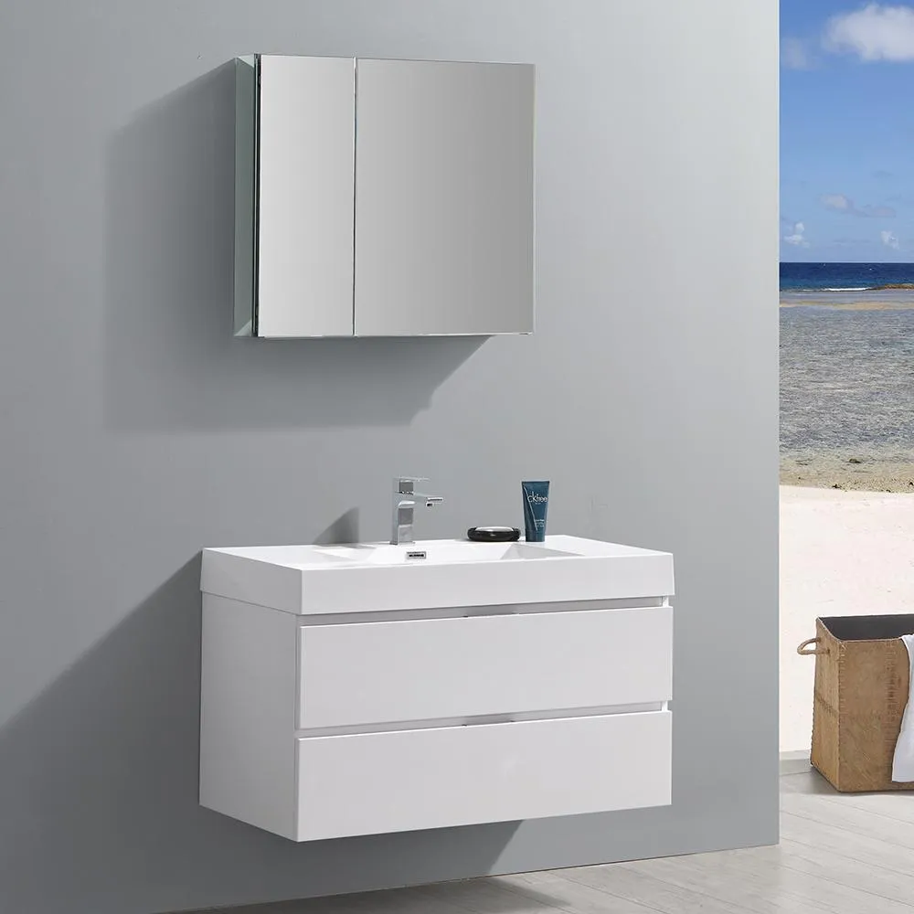 Valencia 40 Wall Hung Vanity