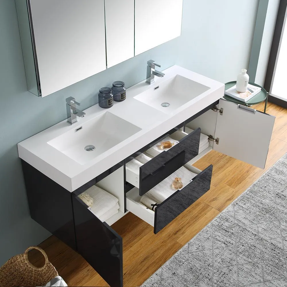 Valencia 60 Wall Hung Vanity