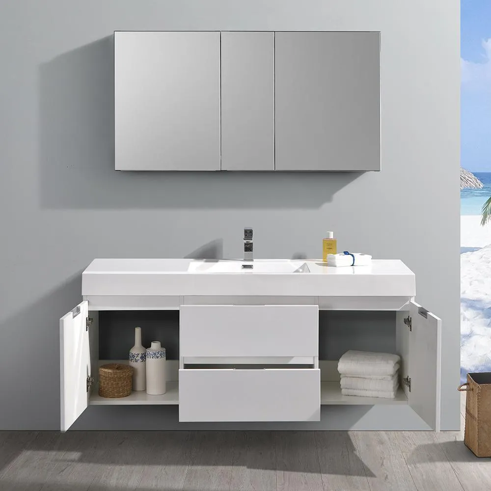 Valencia 60 Wall Hung Vanity