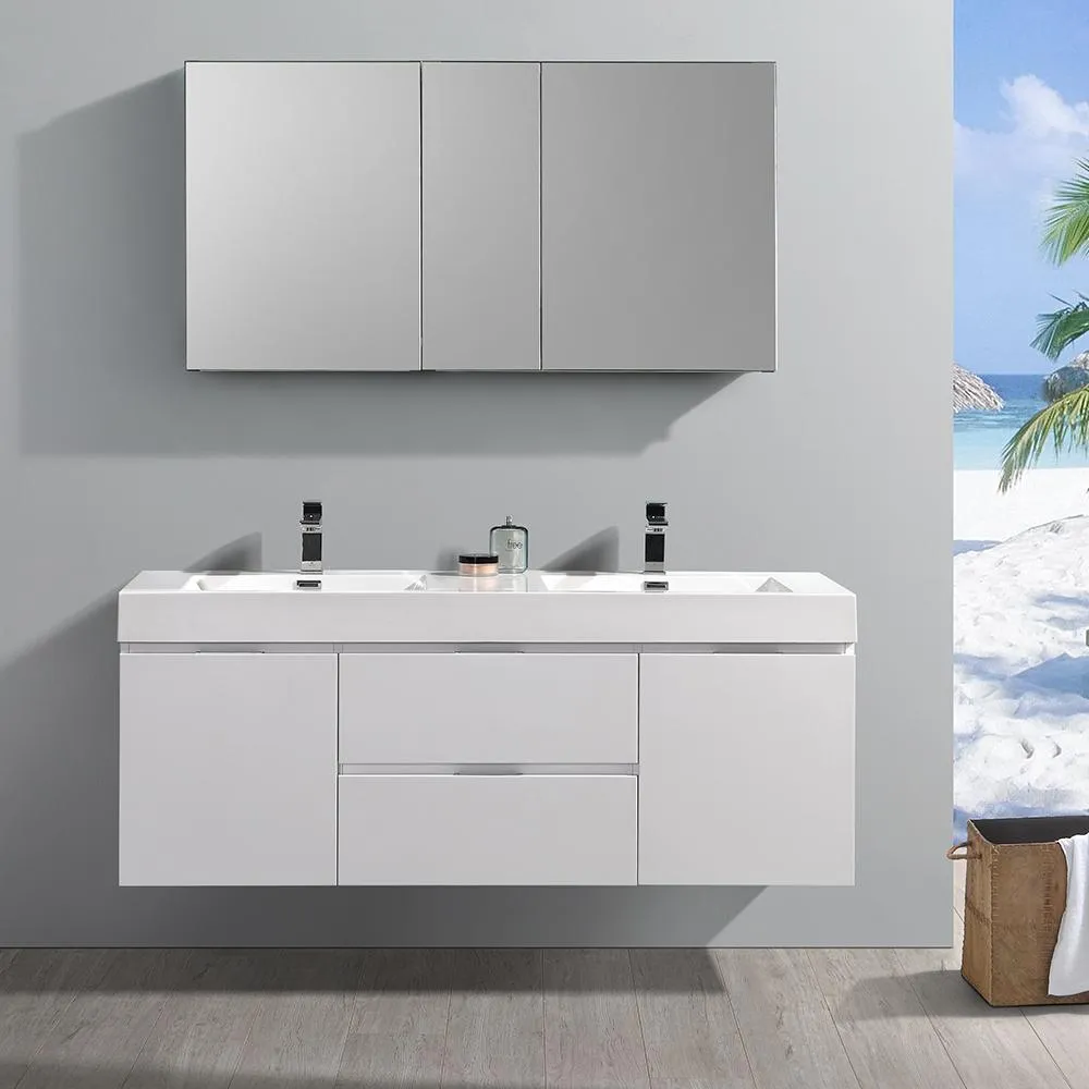 Valencia 60 Wall Hung Vanity