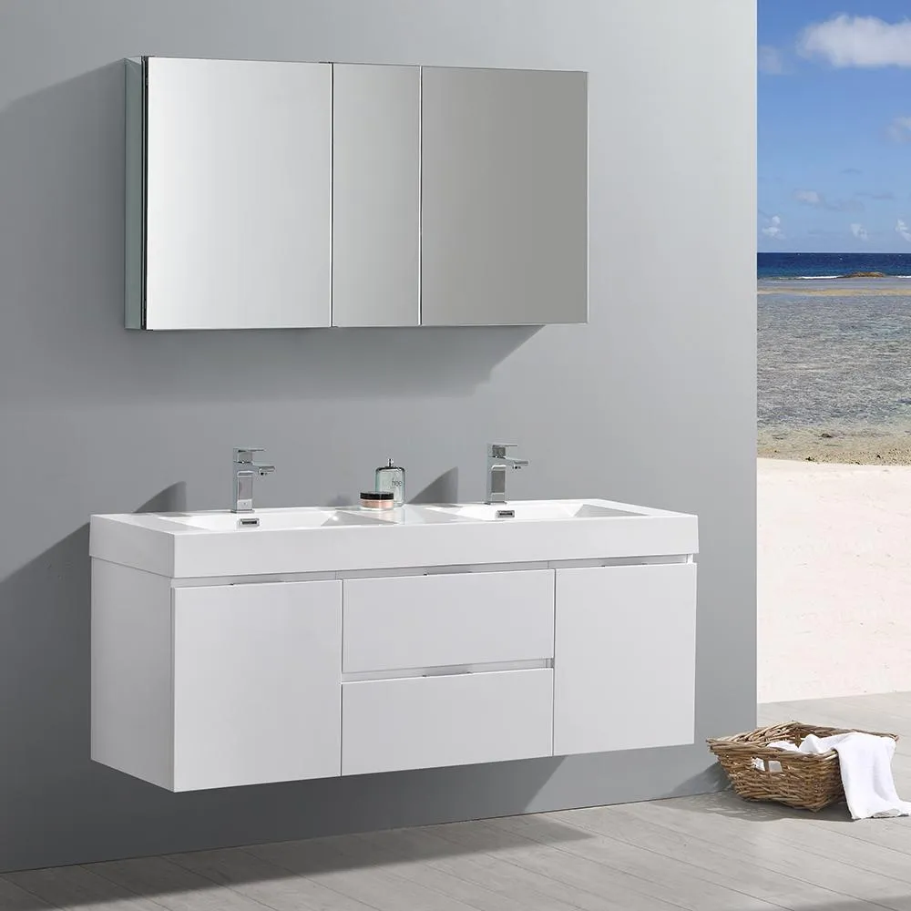 Valencia 60 Wall Hung Vanity