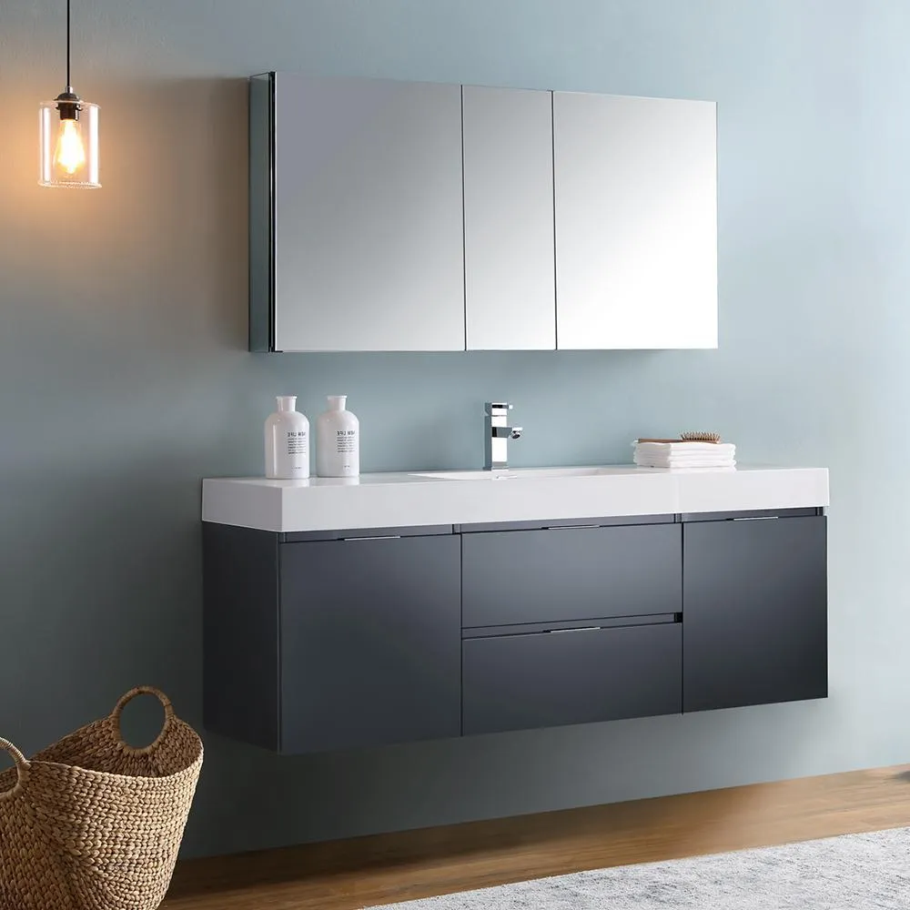 Valencia 60 Wall Hung Vanity