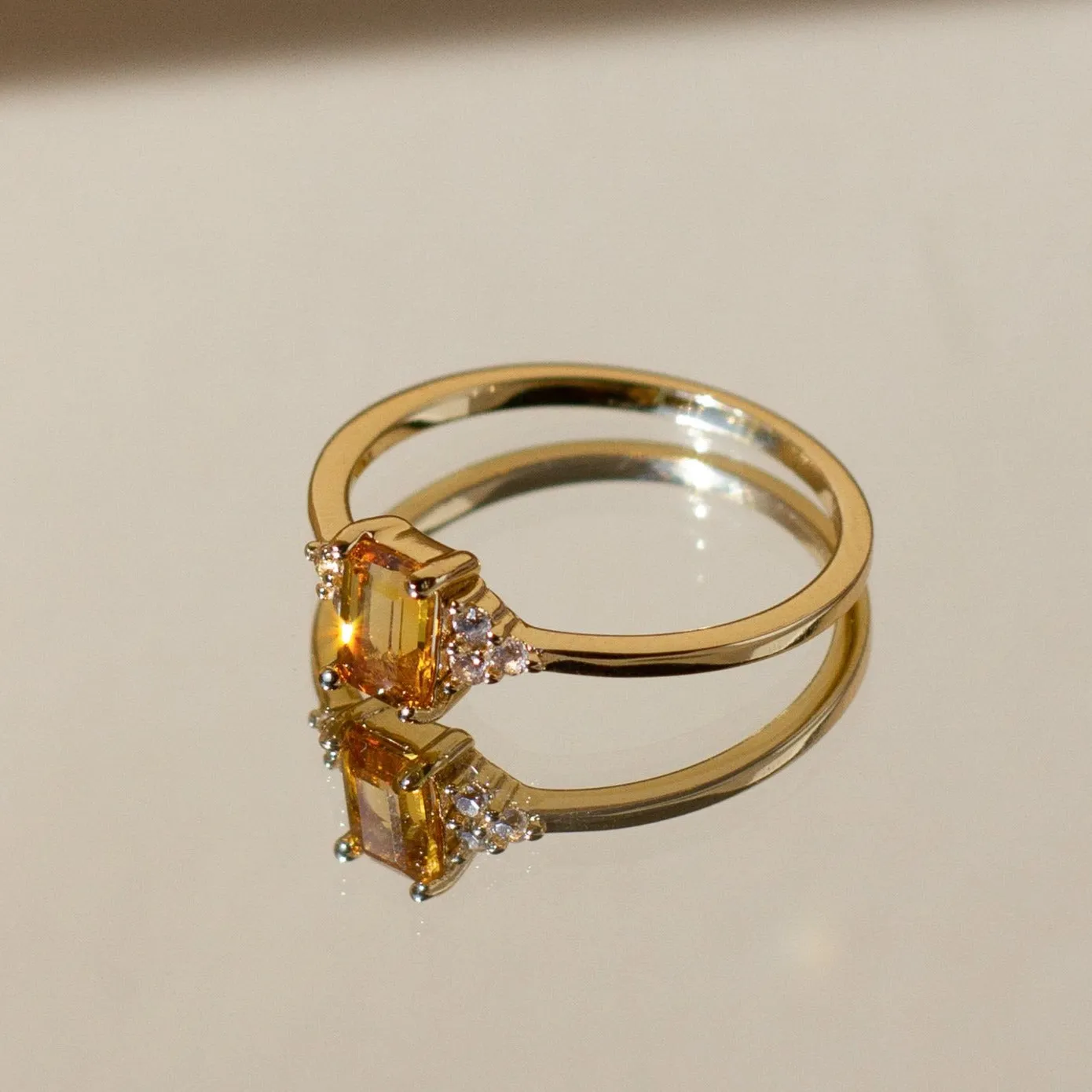 Vintage-Inspired Emerald Cut Ring